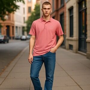 Peter Millar Chambers Bay Polo Shirt Mens Medium Golf Casual